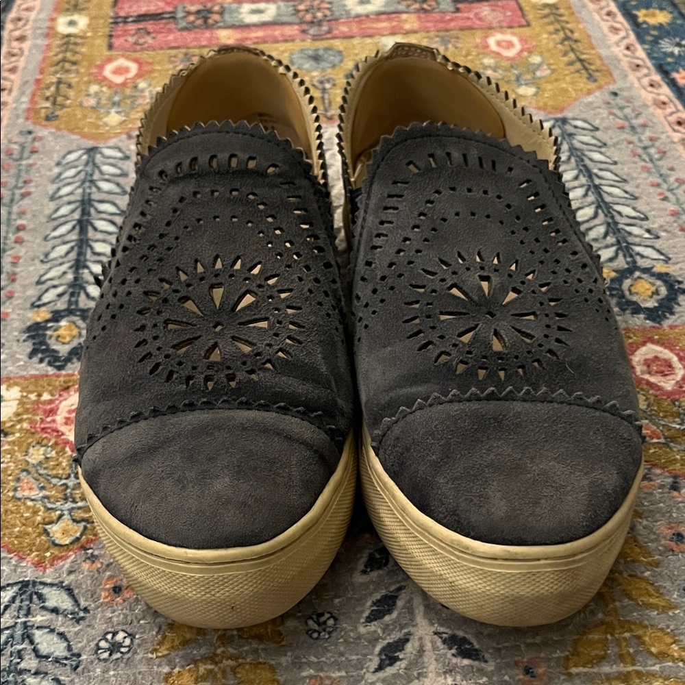 Seychelles Navy Slip-On Sneakers